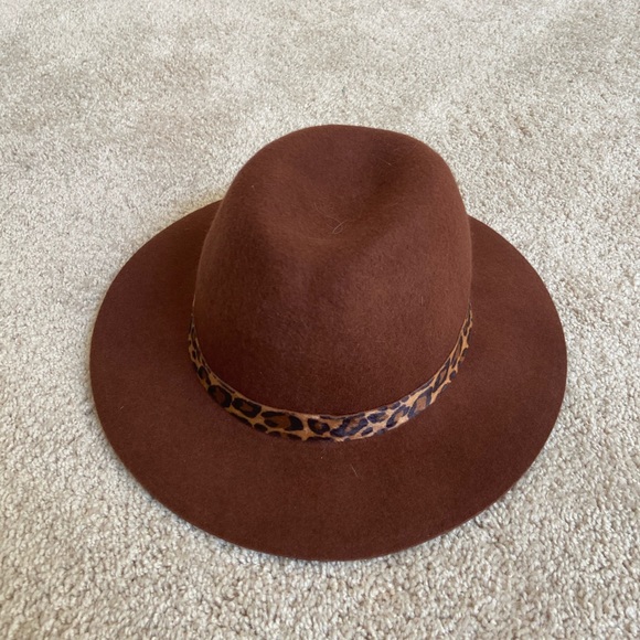 Target Accessories - Target- brown wool wide brim hat